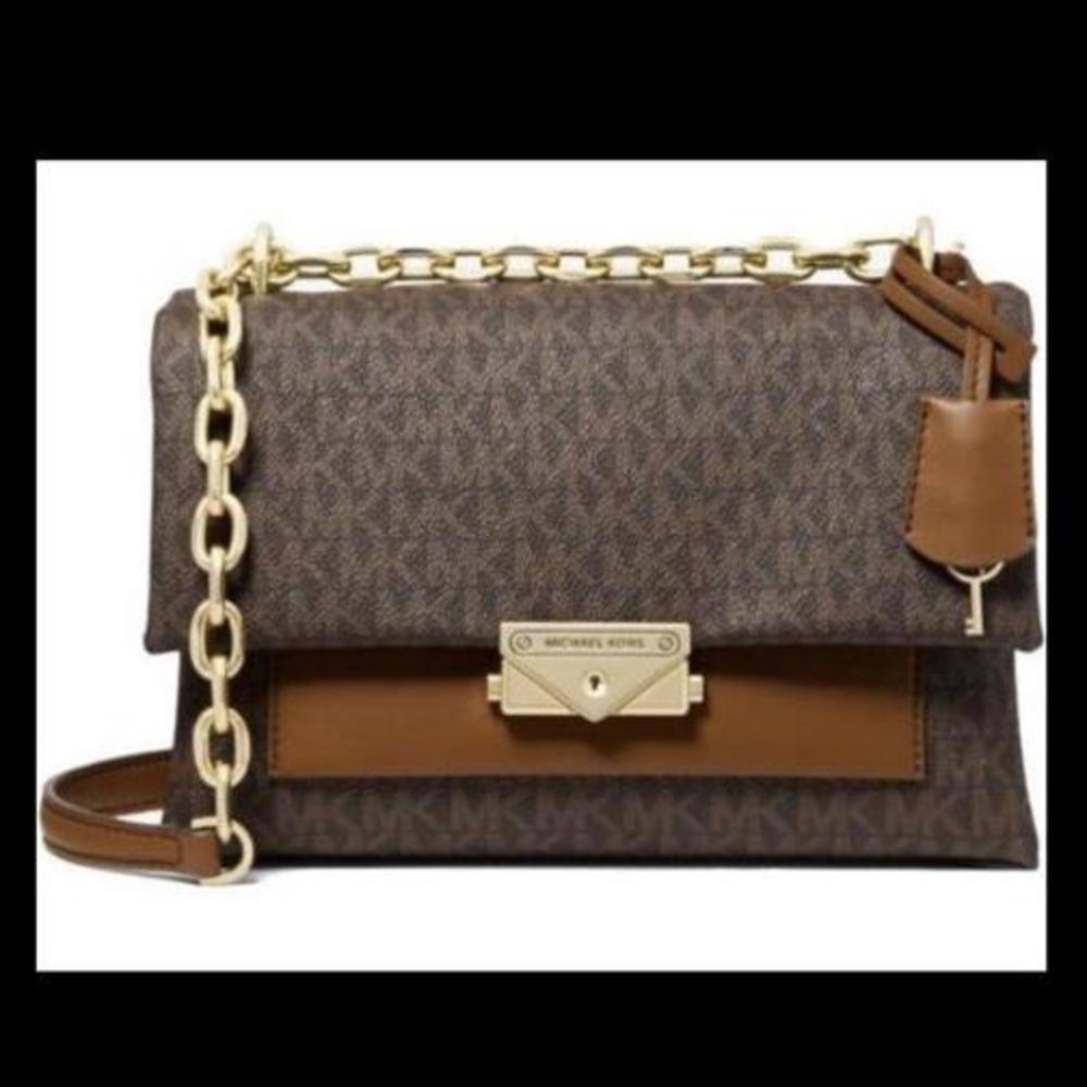 Michael Kors Cece Medium Flap Chain Shoulder Hand Bag